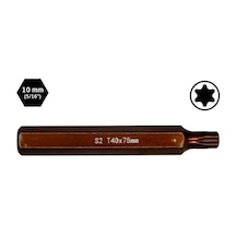 6567 Uzun Torx Bits Uç T40x75 Mm 10 Mm Saplı