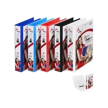 Önder Sunum Klasörü 4 Halkalı 70 Mm A4 Beyaz  2017-5