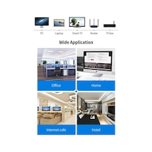 Pazly Kat6 Mavi Rj45 Saf Bakır Ağ Kablosu, 1000mbps Hızlı Veri Transferi, 3m Uzunluk Ev Ofis Ağ Kablo