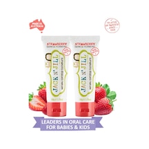 Jack N Jill Doğal Sertifikalı Diş Macunu - Çilek Aromalı 2 Adet 2x50g