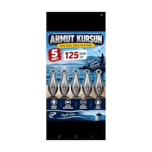 125 Gram Armut Kurşun 5 Adet
