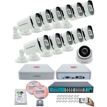 Ip Güvenlik Kamera Seti - 1 İç Mekan , 11 Dış Mekan Kdj-1ın11out-v3