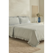 Karaca Home Pure %100 Pamuk Çift Kişilik Nevresim Takımı Açık Mavi
