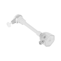 Yaozixa Abs Materyal Su Kaybını Azaltıcı, 360 Döner Esnek Boru, 2 Tip Sprey, Gri 18cm Musluk Uzatıcı