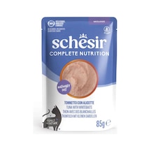Schesir Tam Ve Dengeli Ton Sardalya Balıklı Mus Kedi Konservesi 85 Gr