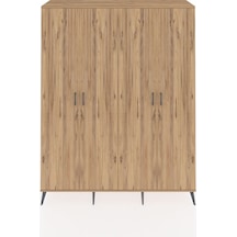 Hyperion Gardrop 10 Raflı 4 Kapaklı 176x44x221 Çam-çam/aytaşı Çam/aytaşı