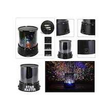 Star Master Pilli Projeksiyon Oda Gece Lambası Çok Renkli