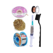 Mechanic/ Lehim 40g 0,5mm Havya Ucu Temizleme Teli Lehim Toplama Cp-2015 Emme Teli 2,0mm Lehimleme Set04