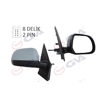 Dış Dikiz Aynası Mekanik Sağ Dacıa Dokker-lodgy 12 Astarlı Konveks Cam Vm-6803pr