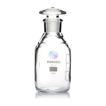 Miyar Şişe Şeffaf 100 Ml Şilifli - Cam Tıpalı