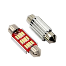 2 Adet 41mm Sofit Led Ampul 12 Ledli Plaka,iç Aydınlatma