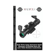 Uzak Görüş Kamp Malzemesi Hedef Aksesuarı C3-9x26eg Raylı Çift Işıklı Dürbünü 11mm/22mm Diğer