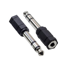 6,3 Mm Stereo Erkek-3,5 Mm Stereo Dişi Çevirici