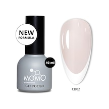 Momo Professional Kalıcı Oje French Color Base Coat Cb02 Rakı Beyazı Pembe Alt Tonu 10 Ml
