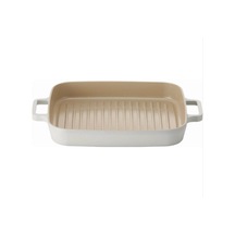 Neoflam Fika Alüminyum Döküm 28 Cm Bej Grill Tava Bej