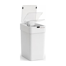 Otomatik Hareket Sensörlü Çöp Kovası, Banyo Çöp Kovası, Çocuk Odası Çöp Sepeti, Çöp Kutusu, 2 Adet 1.5 V Genel