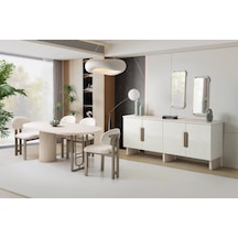 Zen Mdf Yemek Odası Takımı Aytaşı