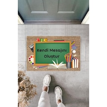 Dijital Baskı Kişiye Özel İç Kapı Dekorasyon Paspas Ps11240