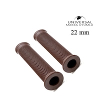 Chopper Cafe Racer Universal 22 Mm Slikon Elcik Seti Kahve