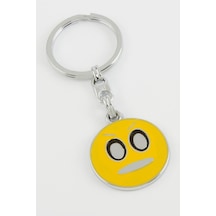 Emoji - 764 - Metal - Shophnrl - Anahtarlık Sarı