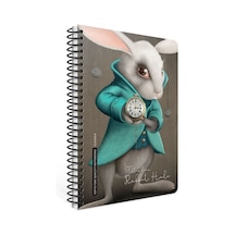 Gıpta Classica Spiralli Sert Kapak 17x24 120 Yaprak Kareli Defter 6383