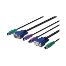 Digitus Ds 19122 3 Mt Ps/2 Vga Klavye Mouse Kvm Swıtch Kablosu