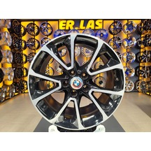 4 Adet Bmw  9 19 5 120 Et48 72.6 Black Mack Jant Revize Edilmiş Takım