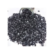 Dekoratif 4-8 Mm Arlığında Gerçek Cam Kırığı 1 Kg Siyah