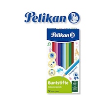 Pelikan 12li Kuru Boya Çok Renkli