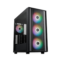 Bilgisayar Kasası Masterbox 600 Tg Mesh 3x140mm Argb Midt Atx Siyah, Mb600-kgnn-s00