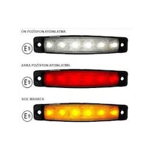 24 Volt Parmak Led Lamba - 10 Adet Beyaz