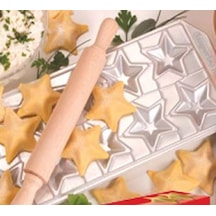 Ravioli & Mantı Tepsisi Yıldız 10'Lu Gri