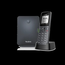 Yealınk W71p, W71h Dect Telefon İle W70b Baz İstasyonu, Kablosuz Ip Telefon, Siyah, 1.8&amp Quot Si