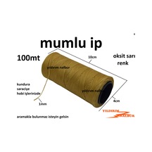 Mumlu İp 100mt Oksit Sarı Renk Hobi Tipi