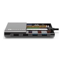 11-in-1 Usb-c Hub Ve Çoklayıcı Hdmı, Vga, Ethernet Ve 100w Pd Macbook Ve Usb-c Laptoplar İçin Profesyonel Hub Gri 01