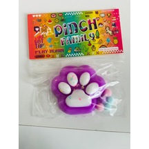 Twins Stars Kedi Patisi Squishy Oyuncağı Sukuşi 7,5x6,5cm