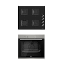 Ferre Xe Serisi XE61MDV - SS205 2'li Siyah Ankastre Set