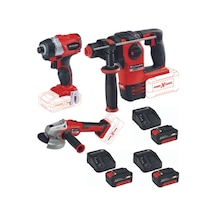 Einhell TE-CI 18 BL Vidalama Axxio 18/115 Herocco 18v 3x4.0ah Set