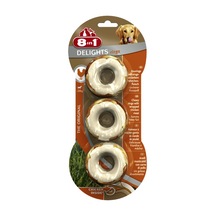 8in1 Rings Delights Tavuklu Halka Köpek Ödülü 3 x 119 G 3'lü