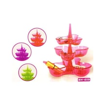 Bracelet Shelf Plastik 3 Katlı Makyaj Organizeri 3 Renk Diğer