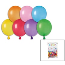 Renkli Su Balon 3 İnç - 8cm - 500pcs Açık Bej