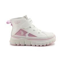 U.s. Polo Assn. Keltes Jr 5pr Beyaz Kız Çocuk High Sneaker 000000000102027889 Beyaz-Pembe