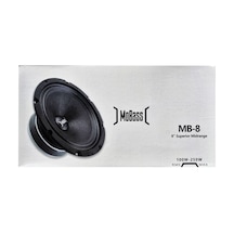 Mobass Mb-8 8" 20 Cm 250w 100rms Midrange Kapaklı Hoparlör Takımı