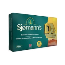 Sjomann's D3 Çiğnenebilir Jel 30 Tablet