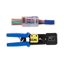 Yeni Nesil Rj45 Ağ Pensesi + 50 Adet Yeni Nesil Cat5/Cat6 Jack