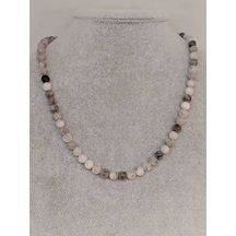Beril / Rutil Kuvars Taşı Kolye 6mm Çok REnkli