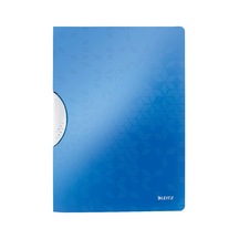 Leitz 41850036 Wow A4 Colorclip Sıkıştırmalı Dosya, Metalik Mavi