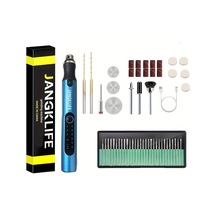 Xuweiwei Mavi 54 Parca Usb Sarj Edilebilir Tasinabilir Elektrikli Mikro Zımpara Kalemi 3 Hiz Ayari Taslama Parlatma Oyma Dıy El Sanatlari