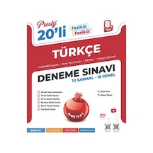 Nartest 8. Sınıf Prestij Türkçe 20 Deneme Sınavı