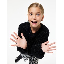 Koton Uzun Kollu Bisiklet Yaka Parıltılı Triko Kazak Siyah 6wkg90031ht SiYAH Koton Uzun Kollu Bisiklet Yaka Parıltılı Triko Kazak Siyah 6wkg90031ht SiYAH